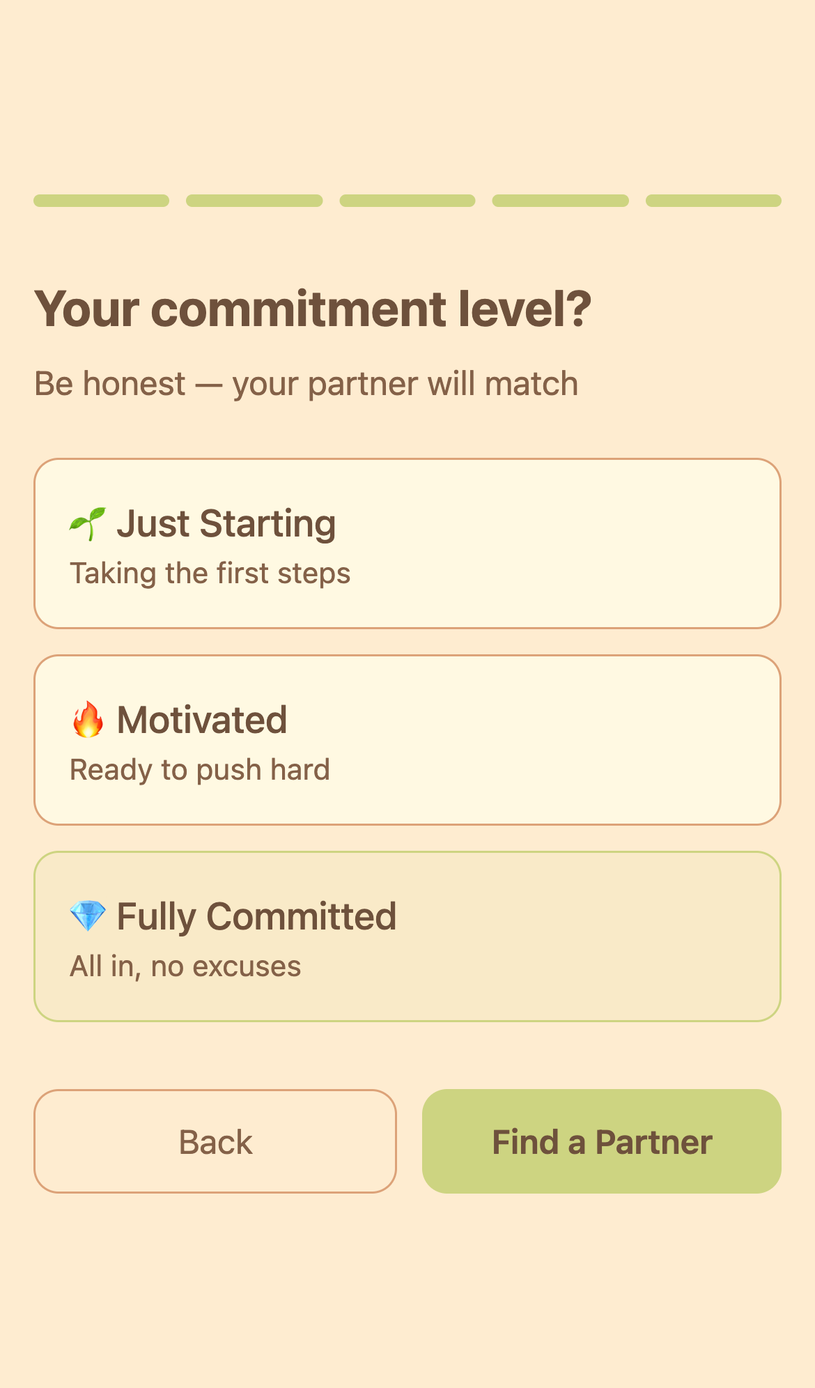 Commitment Set